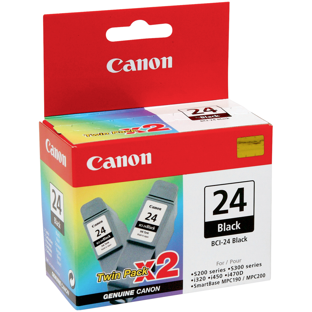 Canon Ink Cartridge BCI 24 Black Twin Pack
